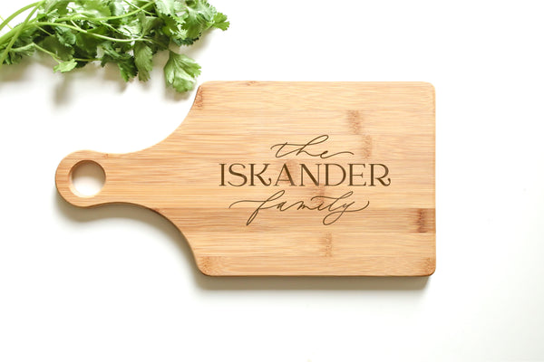 Personalized Engraved Bamboo Paddle Board