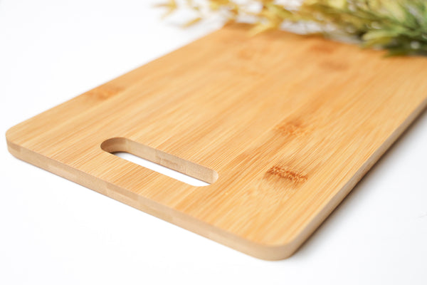 Personalized Bamboo Cutting Board with Handle
